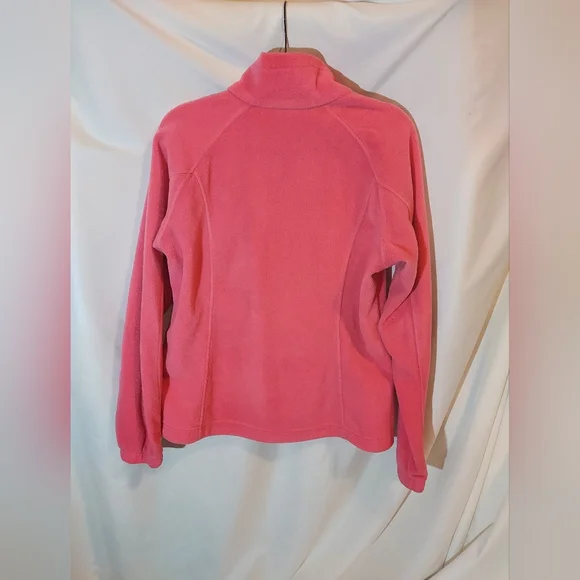 Columbia Women's Cozy Vibrant Pink Fleece Ski Jacket - Picture 2 of 6